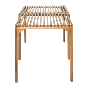 Zuo Modern Riviera Wood Extendable Dining Table, Natural