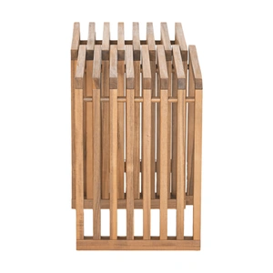 Zuo Modern Riviera Wood Outdoor Extendable Stool, Natural (Set of 2)
