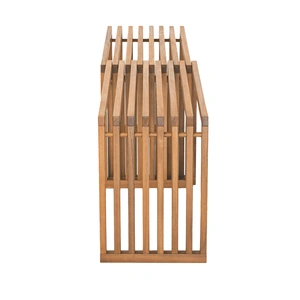 Zuo Modern Riviera Wood Extendable Bench, Natural (Set of 2)