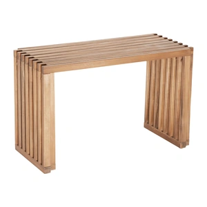 Zuo Modern Riviera Wood Extendable Bench, Natural (Set of 2)
