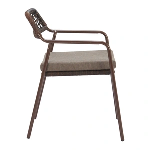 Zuo Modern Rio Olefin/Aluminum Outdoor Dining Chair (Set of 2)