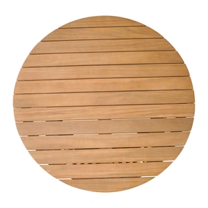 Zuo Modern Zahara Round Wood Outdoor Coffee Table, Natural