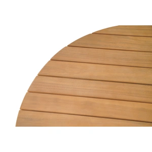 Zuo Modern Zahara Round Wood Outdoor Coffee Table, Natural