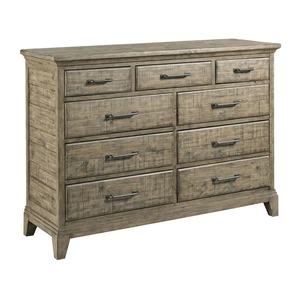 Kincaid Plank Road Westwood Wood 9-Drawer Bureau