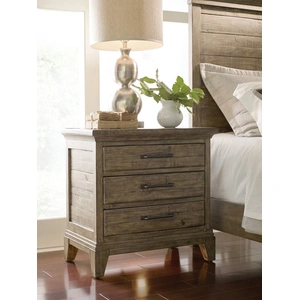 Kincaid Plank Road Blair Wood 3-Drawer Nightstand