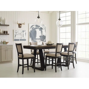 Kincaid Plank Road Kimler Rectangular Wood Counter Height Dining Room Set