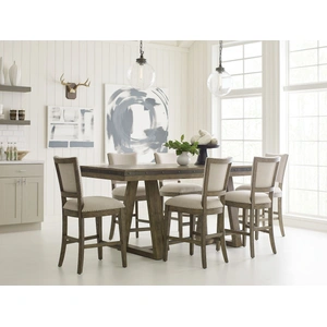 Kincaid Plank Road Kimler Rectangular Wood Counter Height Dining Room Set