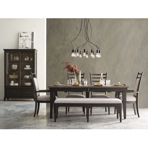 Kincaid Plank Road Rankin Rectangular Wood Extendable Dining Room Set