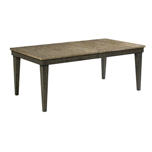 Kincaid Plank Road Rankin Rectangular Wood Extendable Dining Leg Table