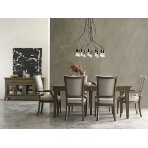 Kincaid Plank Road Rankin Rectangular Wood Extendable Dining Room Set