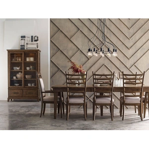 Kincaid Plank Road Rankin Rectangular Wood Extendable Dining Room Set