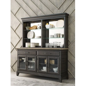 Kincaid Plank Road Rockland Wood 2-Drawer Buffet w/4 Doors