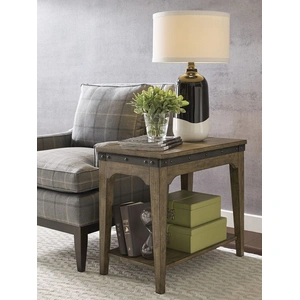 Kincaid Plank Road Artisans Rectangular Wood Chairside Table