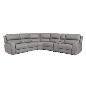 J&M Furniture 70815M Leather Reclining Sectional Sofa
