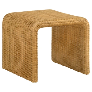 Coaster Juanita Square Rattan End Table, Natural