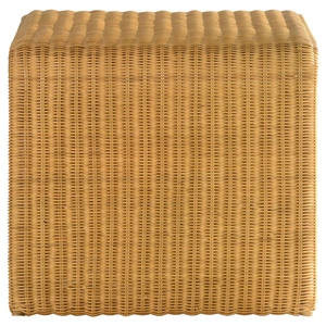 Coaster Juanita Square Rattan End Table, Natural