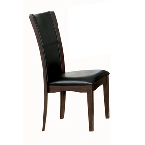 Homelegance Daisy Transitional Vinyl/Wood Dining Chair (Set of 2)