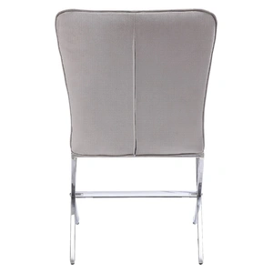 ACME Daire Velvet Dining Side Chair, Beige (Set of 2)