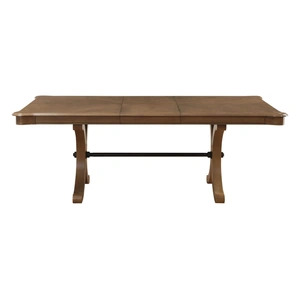 ACME Harald Wood Extendable Rectangular Dining Table, Gray Oak
