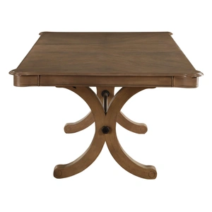 ACME Harald Wood Extendable Rectangular Dining Table, Gray Oak