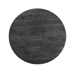 ACME Kendric Wood Round Dining Table, Rustic Gray