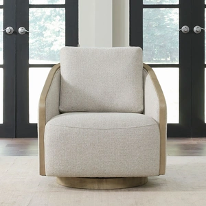 Liberty Furniture Nora Fabric Swivel Accent Chair | Comfortable Armchair | Liberty
