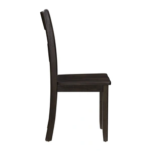 ACME Haddie Wood Dining Chair, Distressed Walnut (Set of 2)
