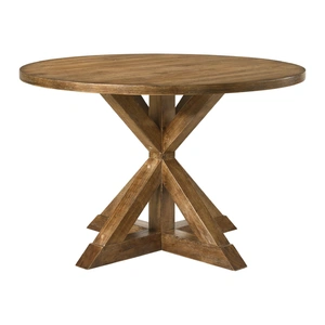 ACME Wallace II Wood/Wood Veneer Dining Set, Weathered Oak