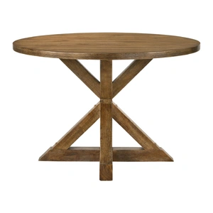 ACME Wallace II Wood/Wood Veneer Dining Table, Weathered Oak