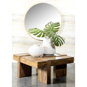 Coaster Skeet Wood Square Coffee Table, Natural Sheesham