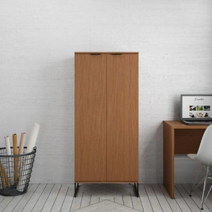 Manhattan Comfort Lexington Storage Bookcase w/2 Doors & 4 Shelves