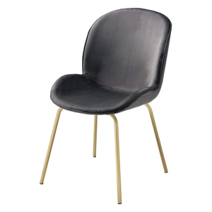 ACME Chuchip Velvet/Metal Dining Chair (Set of 2)