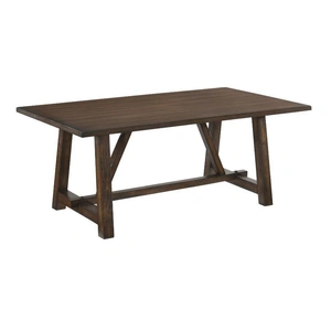 ACME Kaelyn Wood Rectangular Dining Room Set, Dark Oak