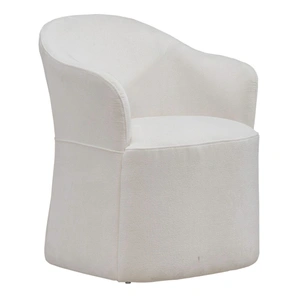 Liberty Furniture Fabric Accent Dining Arm Chair with Casters – Upholstered (Set of 2)