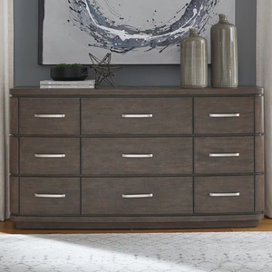 Liberty Furniture Cascade Falls Wood Bedroom Set with LED Lighting | Satin Espresso, Satin Espresso