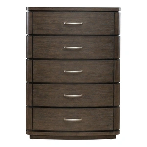 Liberty Furniture Cascade Falls Wood 5-Drawer Chest, Satin Espresso