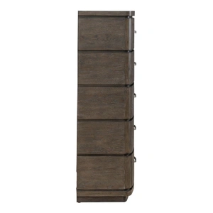 Liberty Furniture Cascade Falls Wood 5-Drawer Chest, Satin Espresso