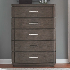 Liberty Furniture Cascade Falls Wood 5-Drawer Chest, Satin Espresso