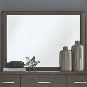Liberty Furniture Cascade Falls Rectangular Wood Mirror, Satin Espresso