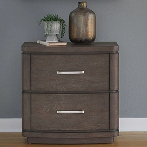 Liberty Furniture Cascade Falls Wood Bedroom Set with LED Lighting | Satin Espresso, Satin Espresso