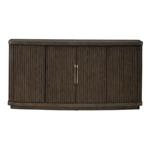 Liberty Furniture Cascade Falls Wood 4-Door Buffet, Satin Espresso