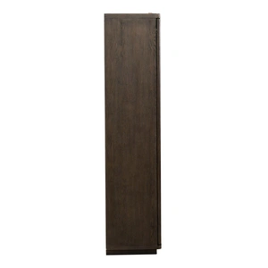 Liberty Furniture Cascade Falls Wood 2-Door Display Cabinet w/LED Lighting, Satin Espresso