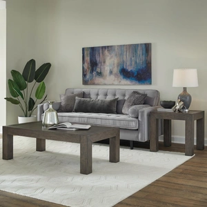 Liberty Furniture Cascade Falls 3-Piece Wood Cocktail Table Set | Satin Espresso, Satin Espresso
