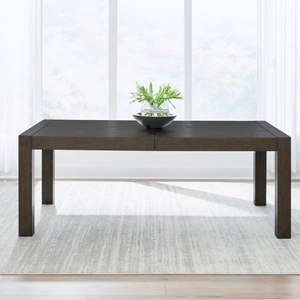 Liberty Furniture Cascade Falls Rectangular Wood Extendable Dining Table, Satin Espresso