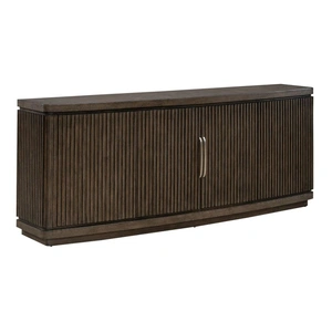 Liberty Furniture Cascade Falls 82-inch Wood 4-Door TV Console, Satin Espresso