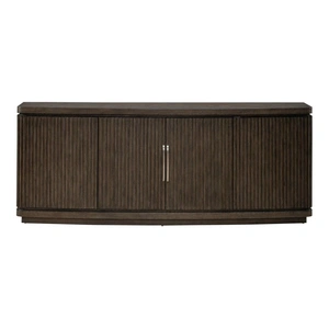 Liberty Furniture Cascade Falls 82-inch Wood 4-Door TV Console, Satin Espresso