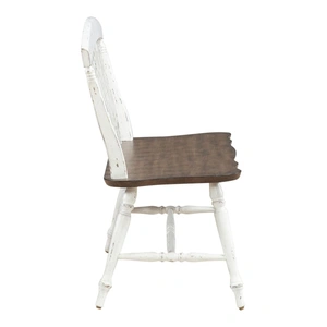 Liberty Furniture Al Fresco Wood Slat Back Bench, Graphite/Whitestone