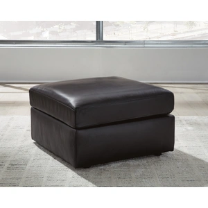 Ashley Furniture ModMax II Leather 3-Piece Modular Sofa, Black