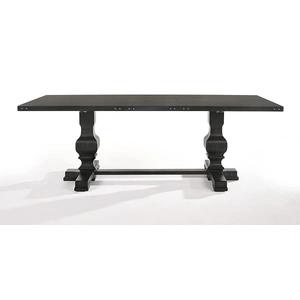 ACME Morland Wood Rectangular Dining Table, Vintage Black