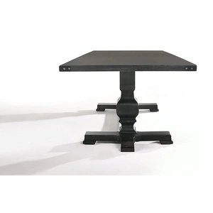 ACME Morland Wood Rectangular Dining Table, Vintage Black